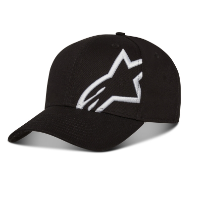 Czapka z Daszkiem Alpinestars Corp Snap 2 Black/White