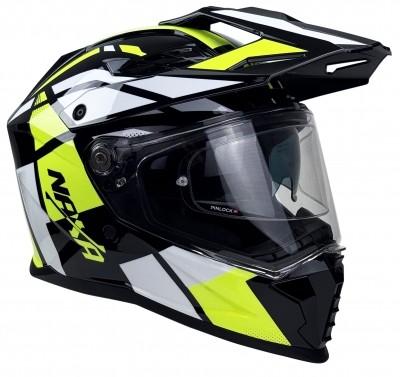 KASK NAXA C04 CZARNY / FLUO
