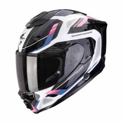 KASK SCORPION EXO-1500 AIR SLEEK White-Bk-Pink