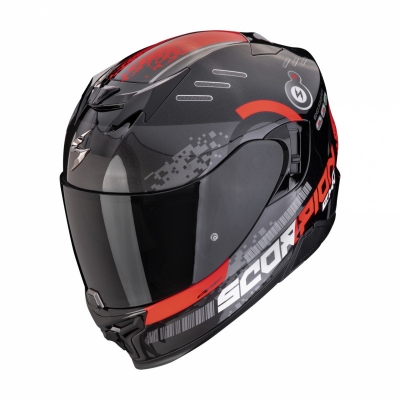 KASK SCORPION EXO-520 EVO AIR TITAN METAL BK-RED