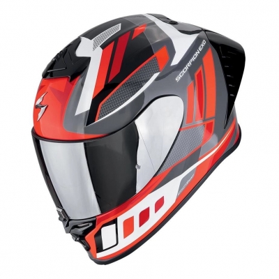 KASK SCORPION EXO-R1 EVO II VITAL GREY-WH-RED