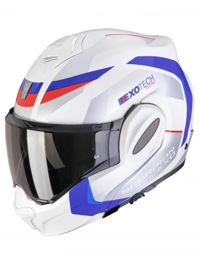 KASK SCORPION EXO-TECH PRO ACUTI WHITE/ BLUE
