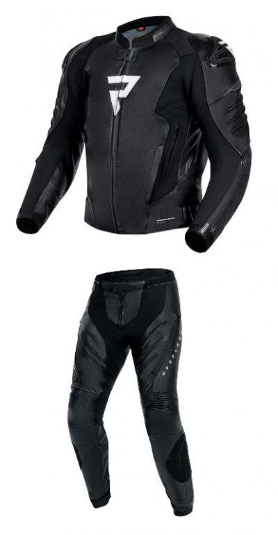 KOMBINEZON SKÓRZANY REBELHORN VELOCE BLACK/
