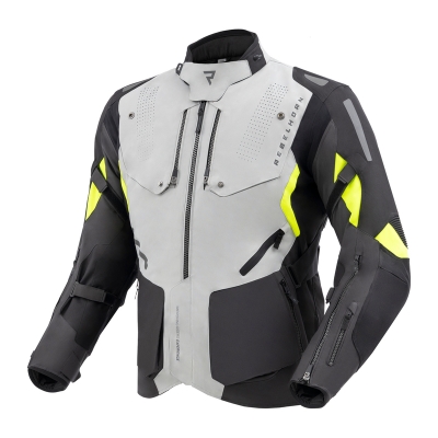 KURTKA REBELHORN Hiker IV Black/Grey/Flo Yellow