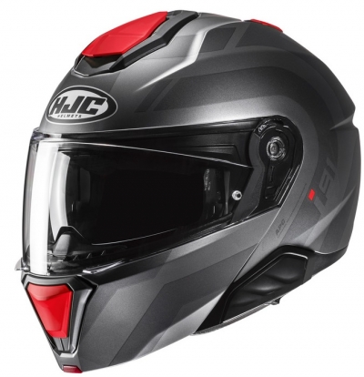 Kask Hjc I91 Arven Grey/Red