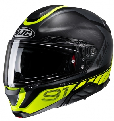 Kask Hjc Rpha 91 Rafino Black/Yellow