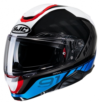 Kask Hjc Rpha 91 Rafino White/Blue/Red