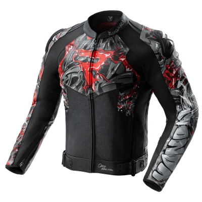 Kurtka Rebelhorn Vandal 2 Cruze Black Dark Grey Red