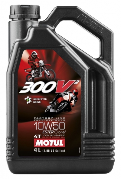 MOTUL OLEJ SILNIK 300V2 4T FL ROAD 10W50 4L