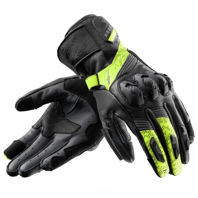 Rękawice Rebelhorn Viper Black Grey Fluo Yellow
