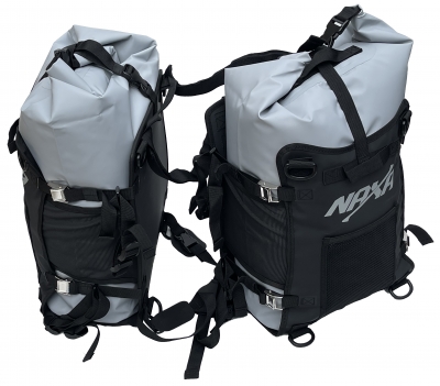 TORBA MOTOCYKLOWA BOCZNA NAXA TB4 KABURA SZARA